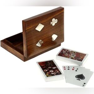 Wooden Playing Card Set